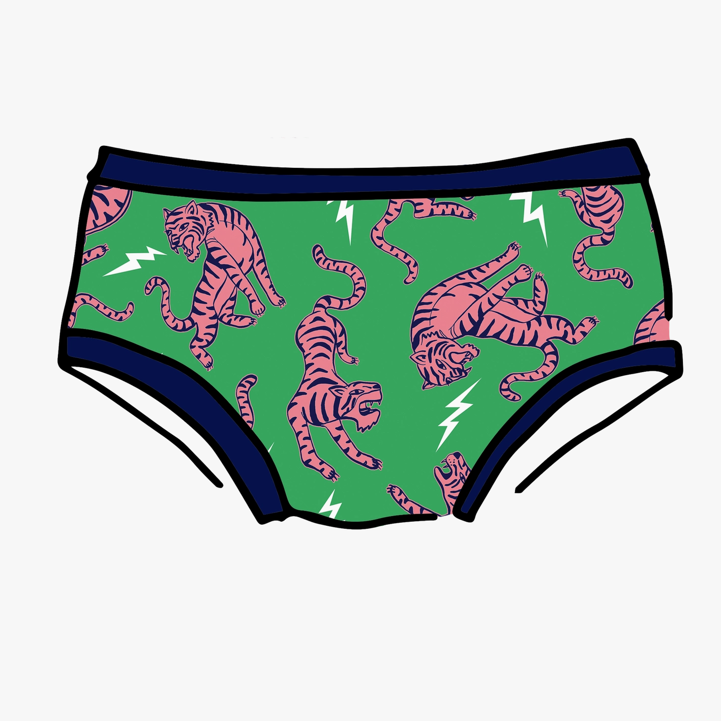 Hipster Electric Tiger Thunderpants