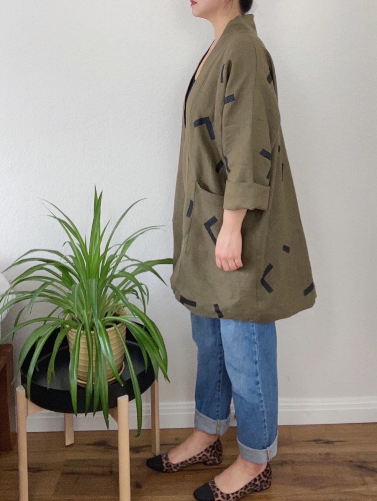 Olive Linen Jacket
