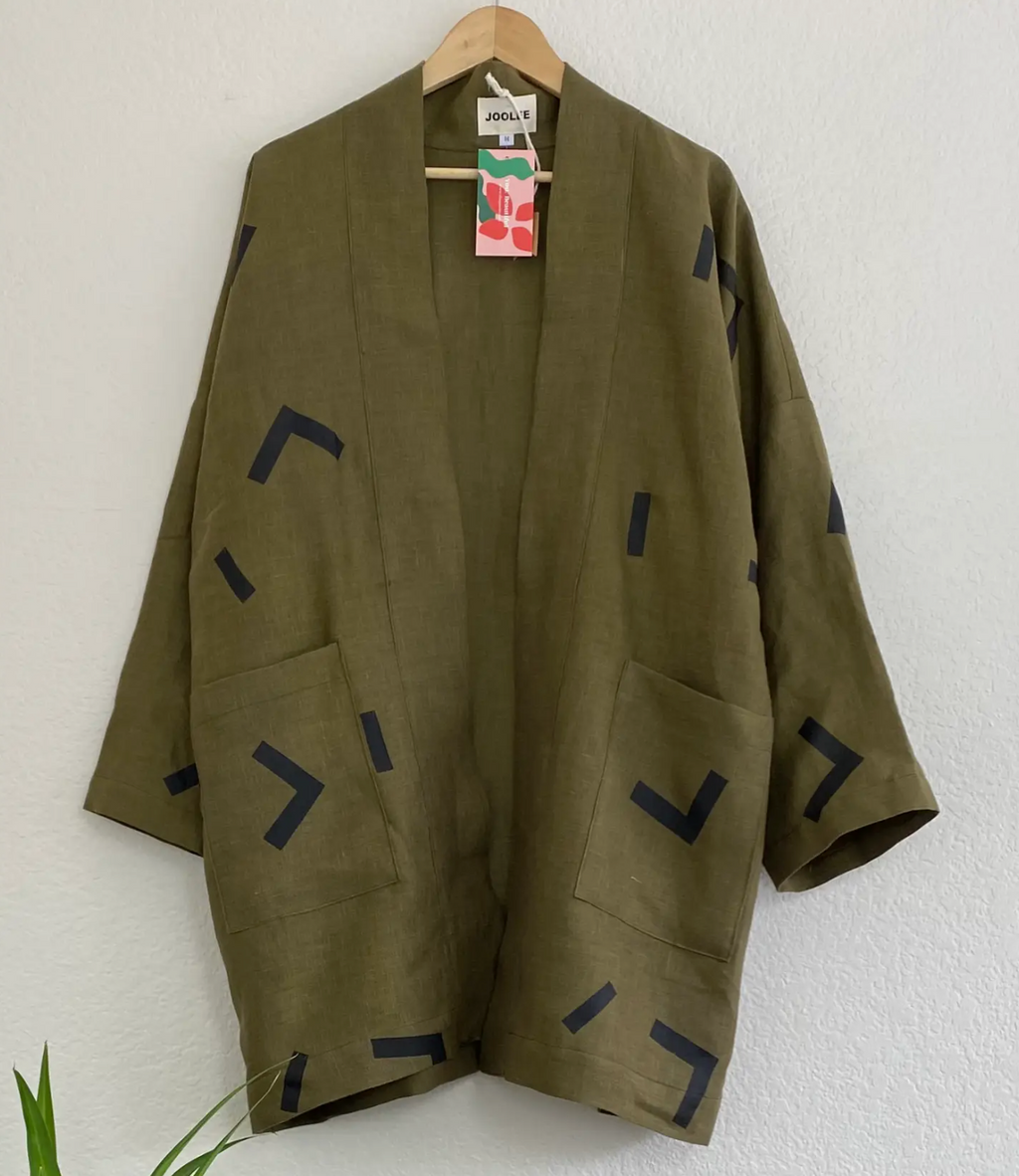 Olive Linen Jacket