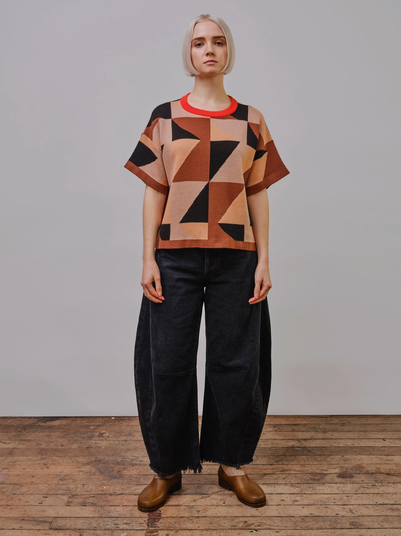 Calder Sweater Tee - Heloconia