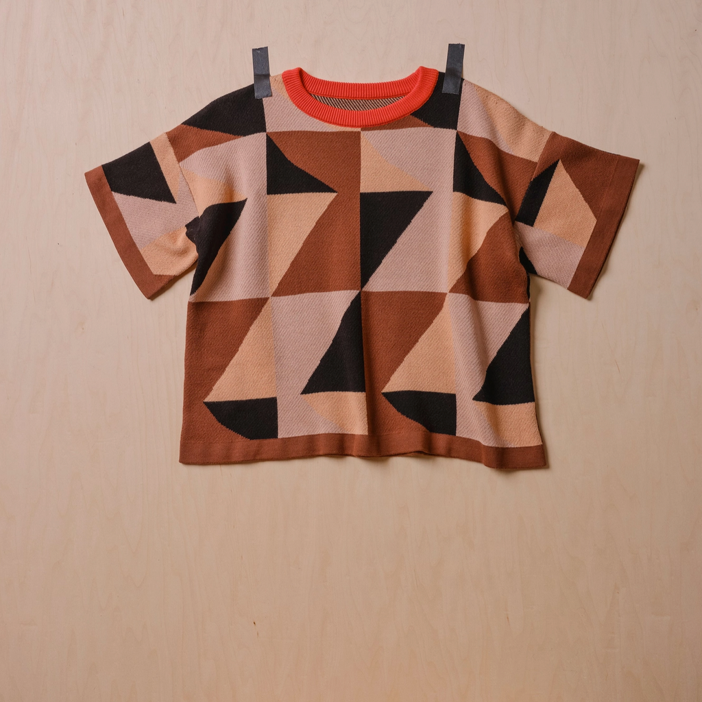 Calder Sweater Tee - Heloconia