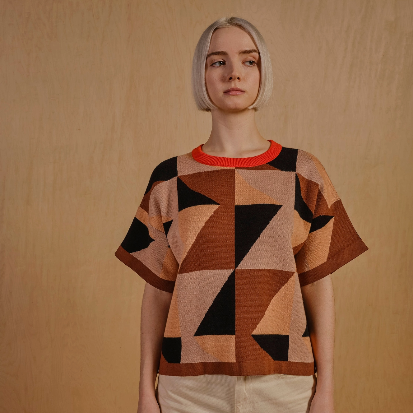 Calder Sweater Tee - Heloconia
