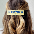 Butter Together Polymer Clay Barrette
