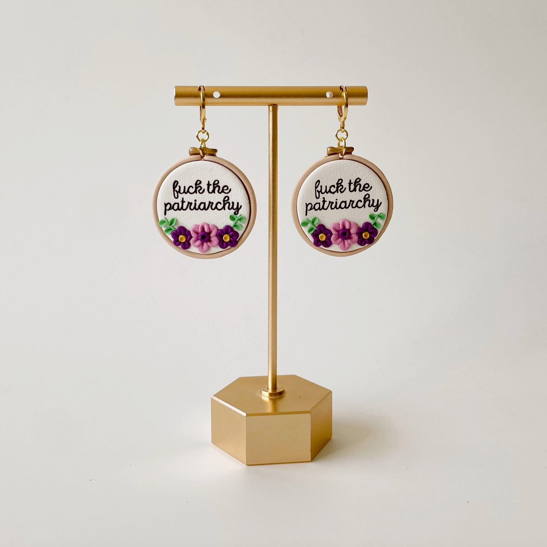 Fuck The Patriarchy Earrings