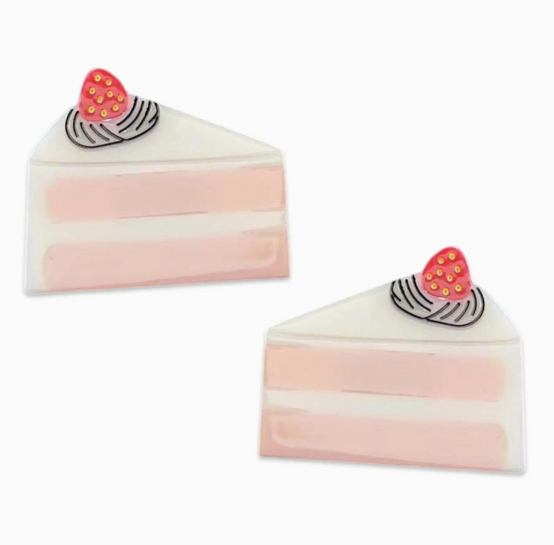 Cake Alligator Hair Clip Set
