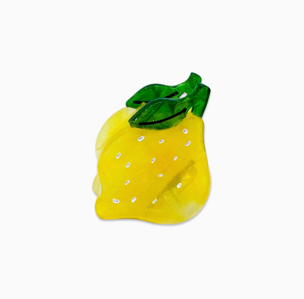 Mini Lemon Hair Claw Clip