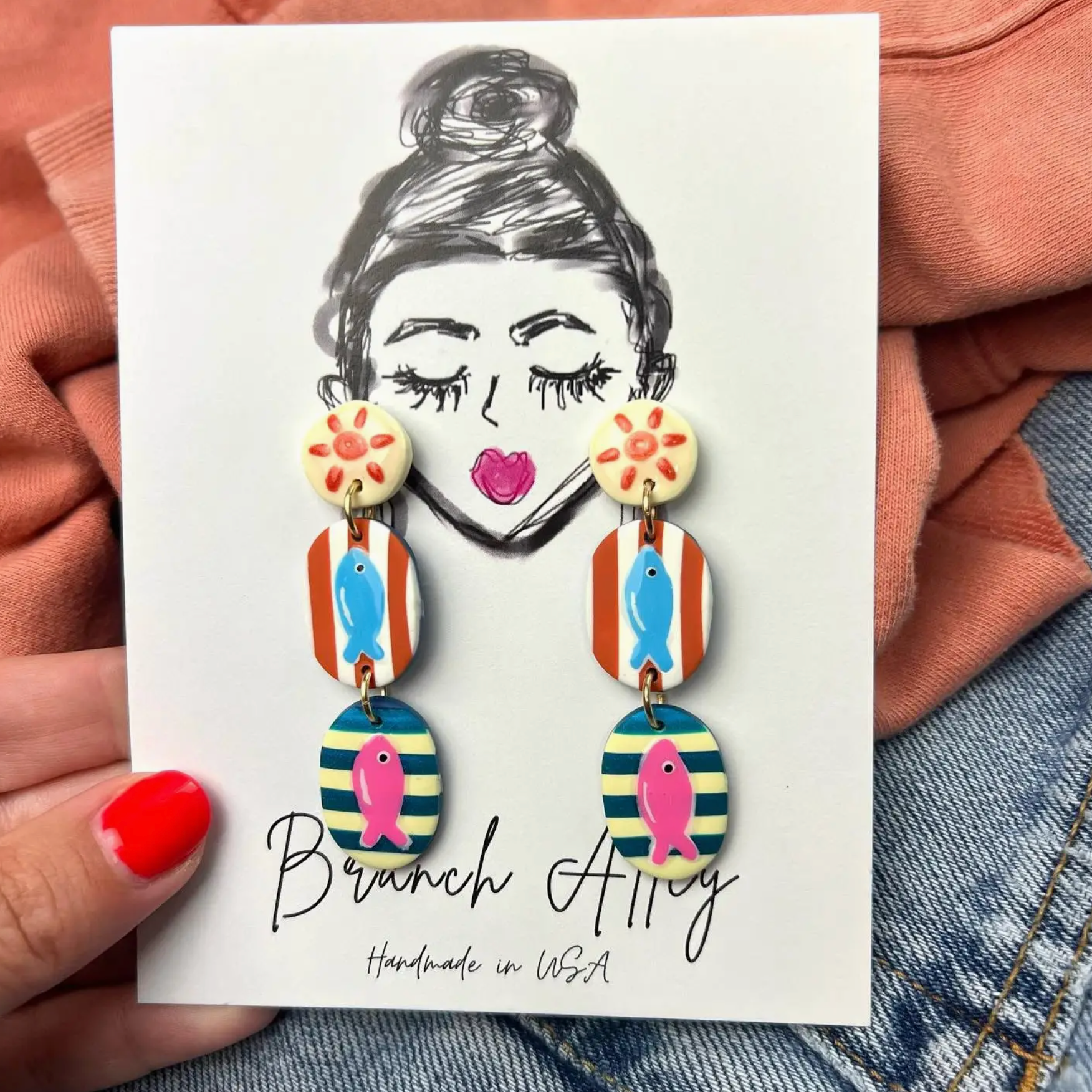 Sardine Fun Earrings