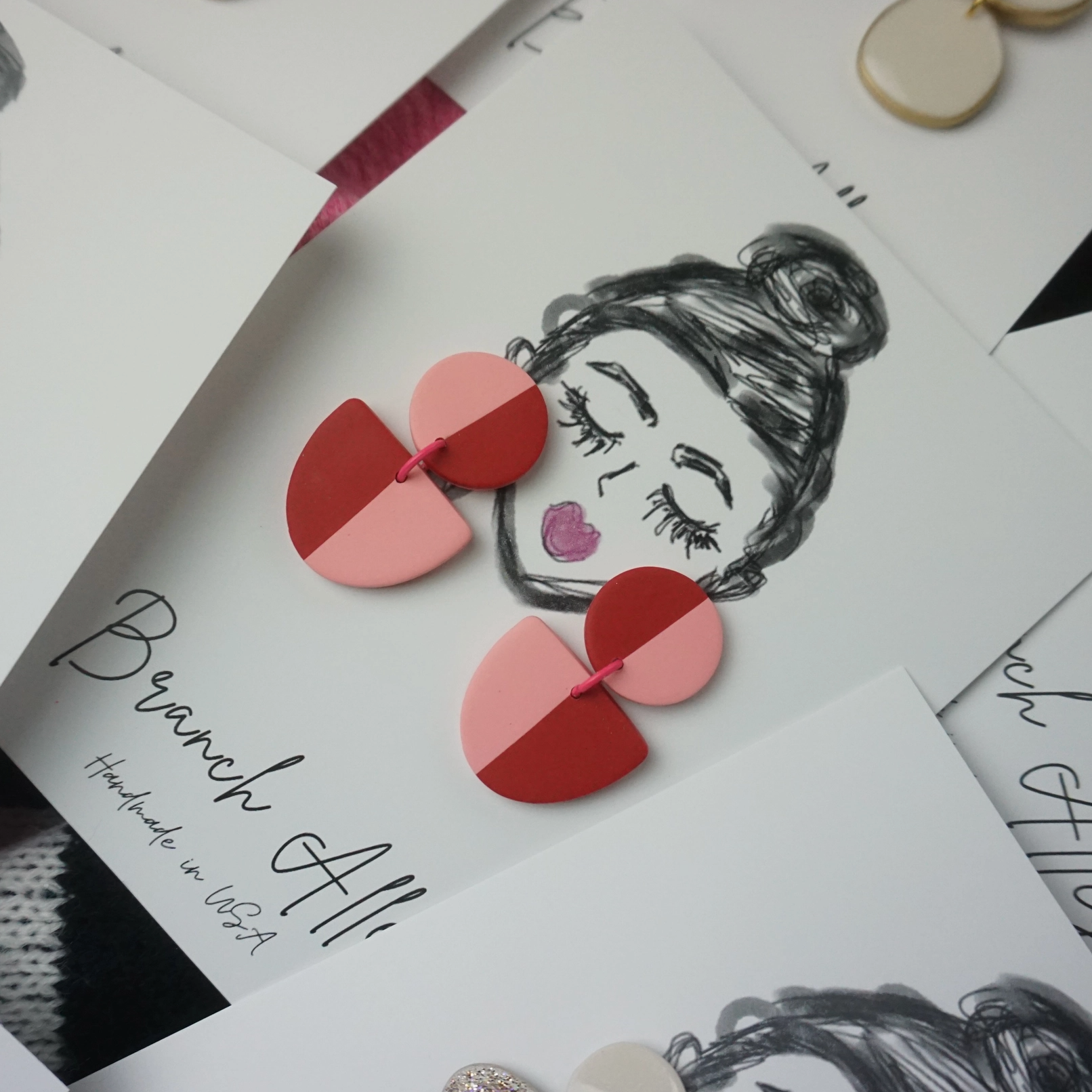 Color Block Mini Earrings