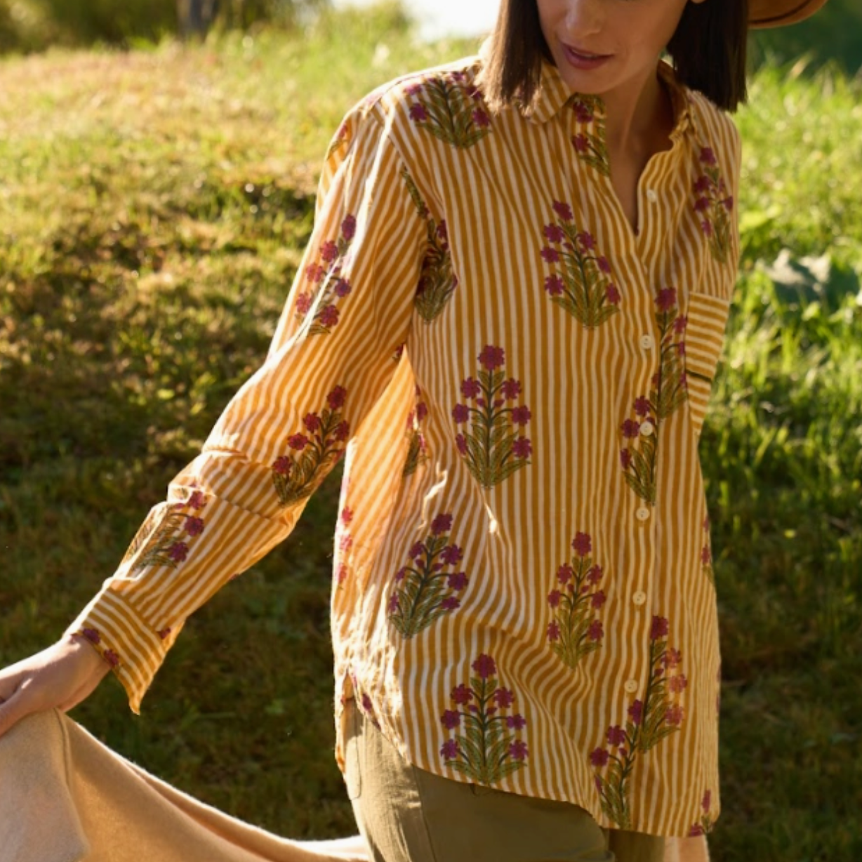 Good Boyfriend Shirt - Palm Cove Floral