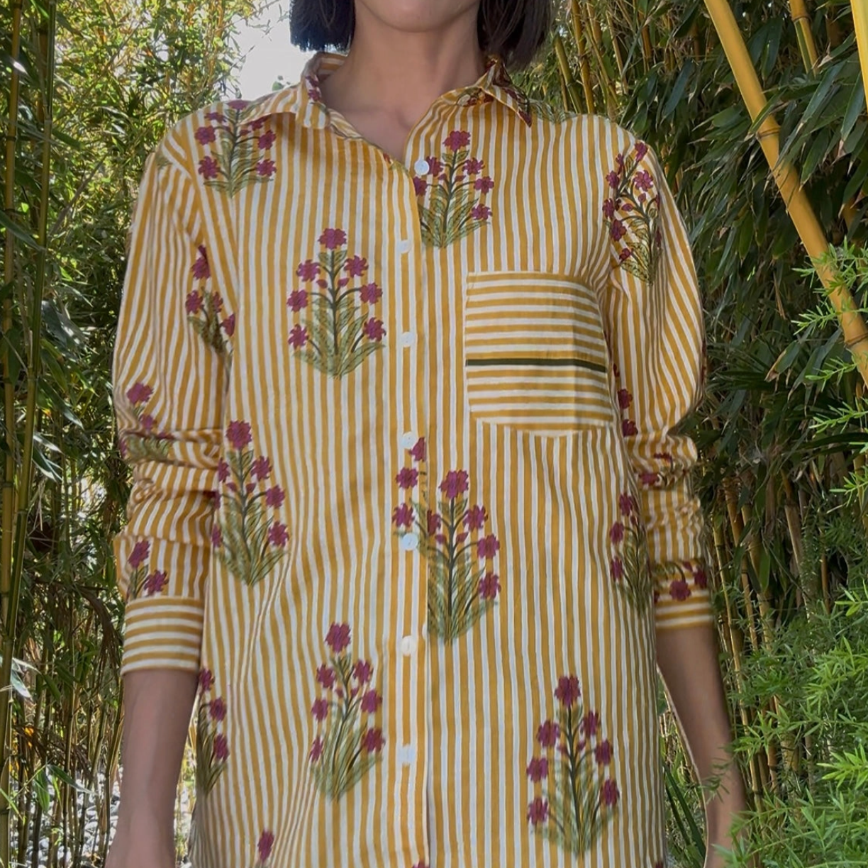 Good Boyfriend Shirt - Palm Cove Floral