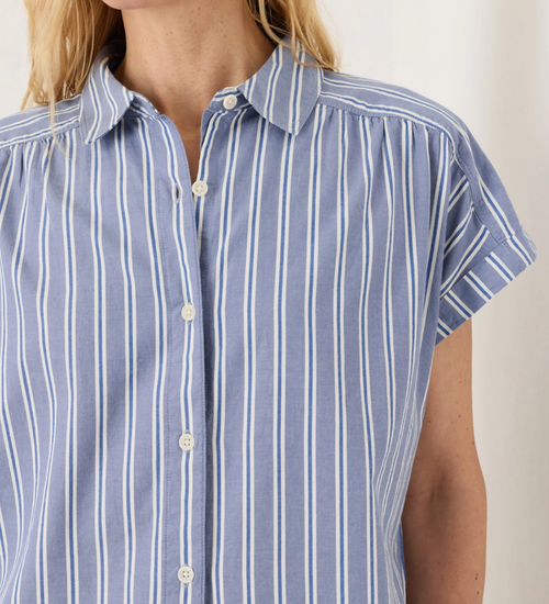 All Day Poplin Easy Shirt - Berkeley Stripe