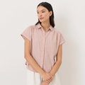 All Day Poplin Easy Shirt - Blush Stripe