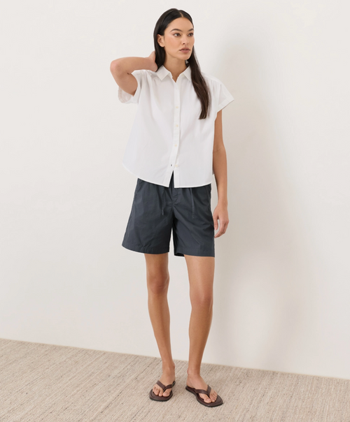 All Day Poplin Easy Shirt - White