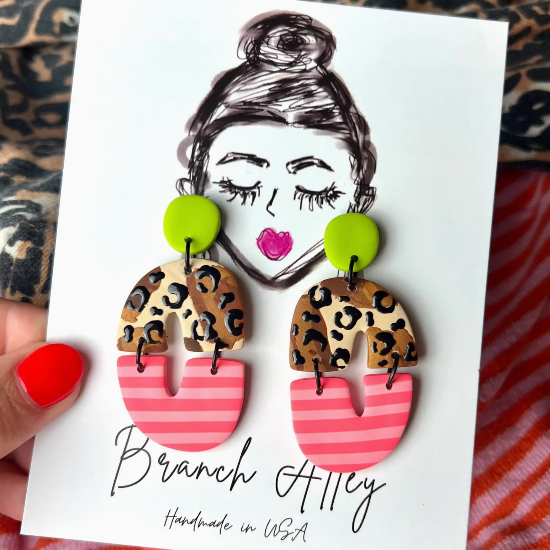 Gloria Wild Summer Clay Earrings
