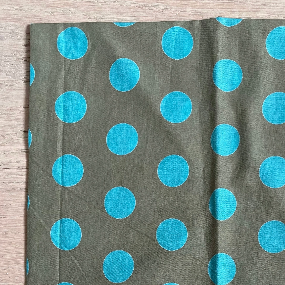 True Dot Bandana Scarf - Olive Cerulean