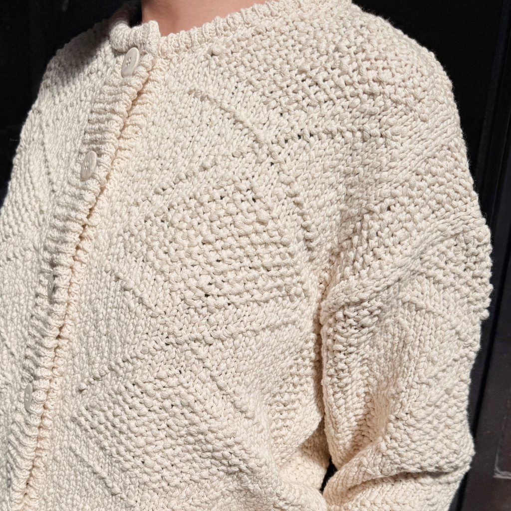 Mason Cotton Cardigan - Natural