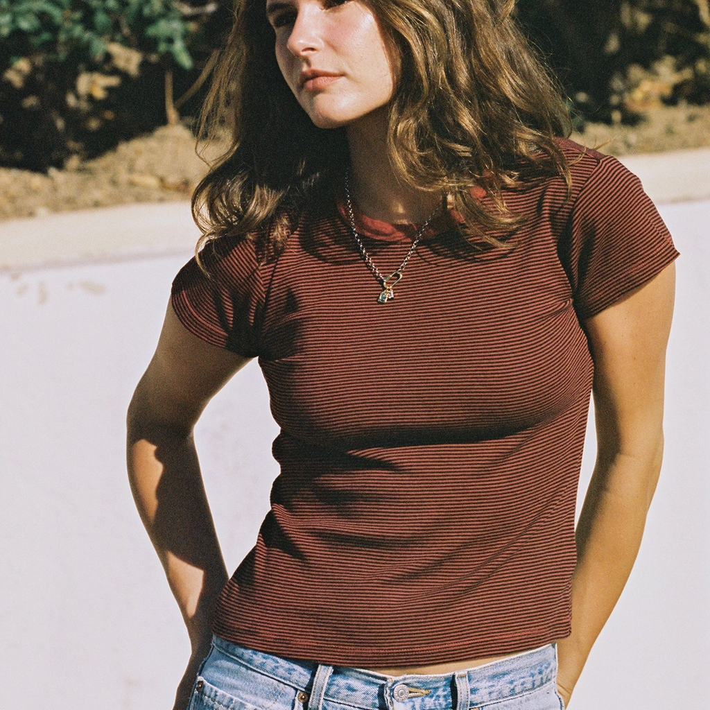 Striped Ringer Tee