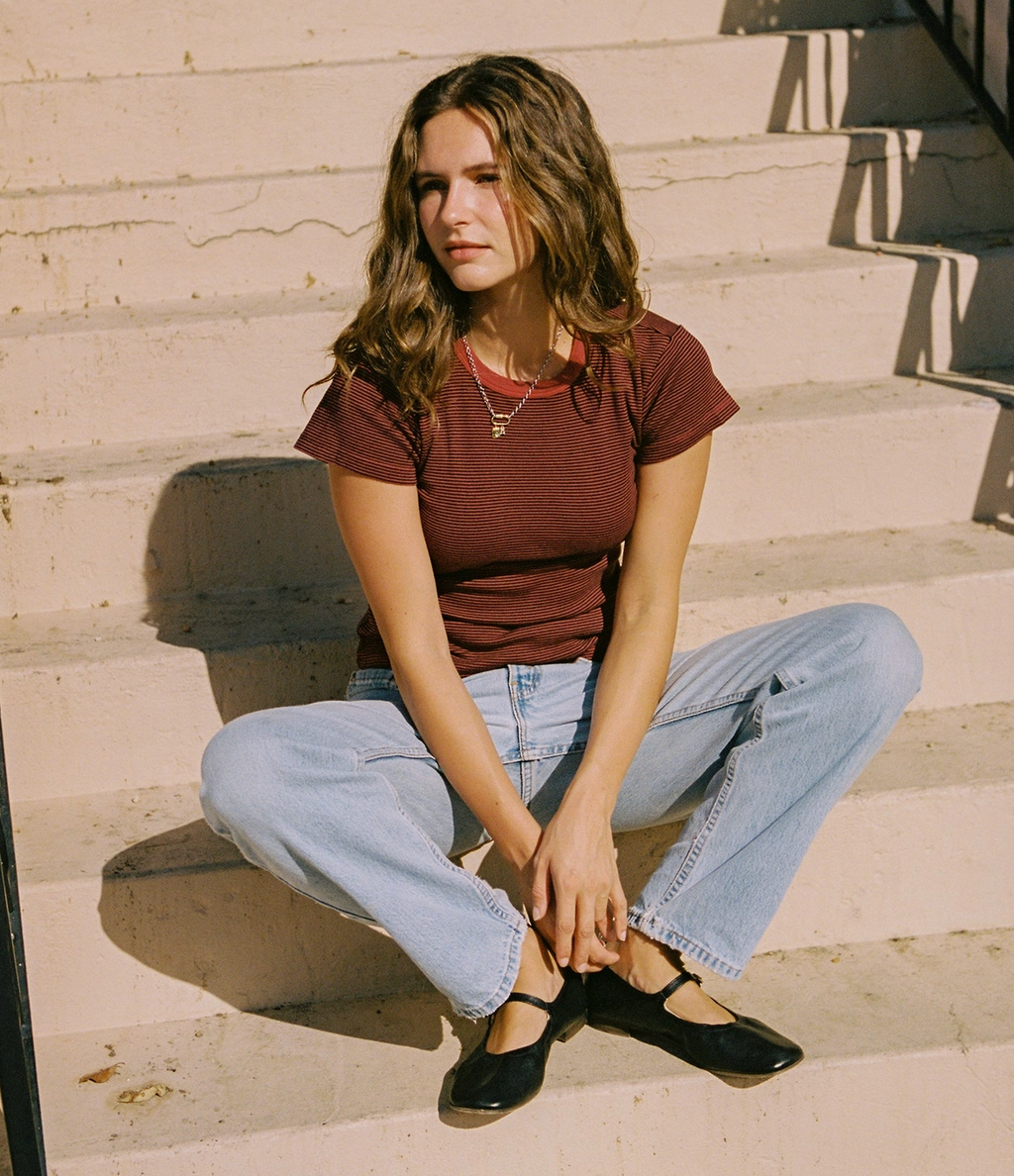 Striped Ringer Tee