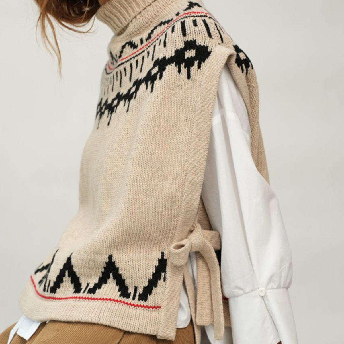 Kanon-Sue Fair isle-Recycle Wool Knit