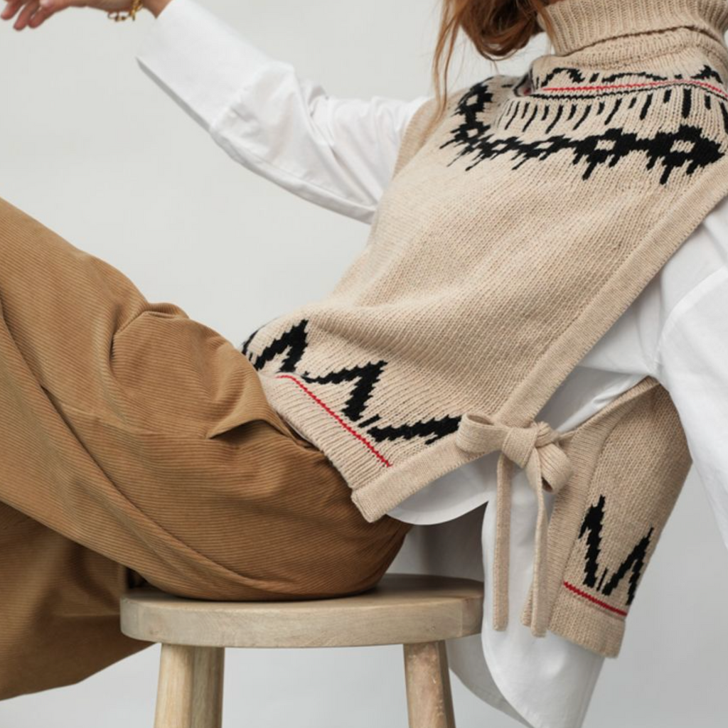 Kanon-Sue Fair isle-Recycle Wool Knit