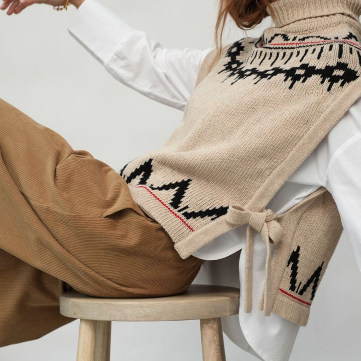 Kanon-Sue Fair isle-Recycle Wool Knit