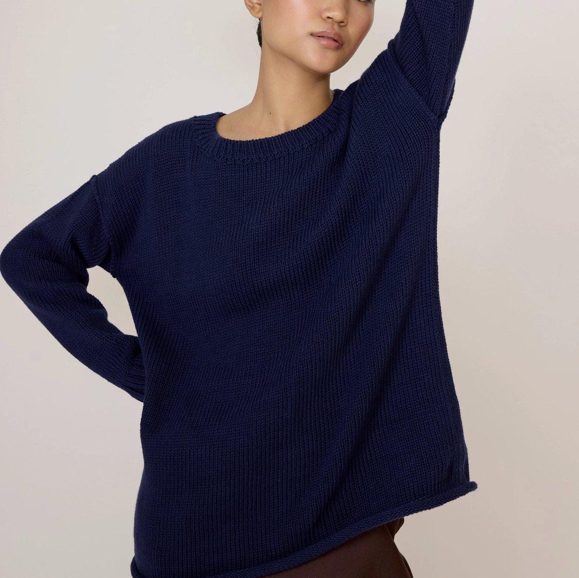 Oversized Crewneck Sweater