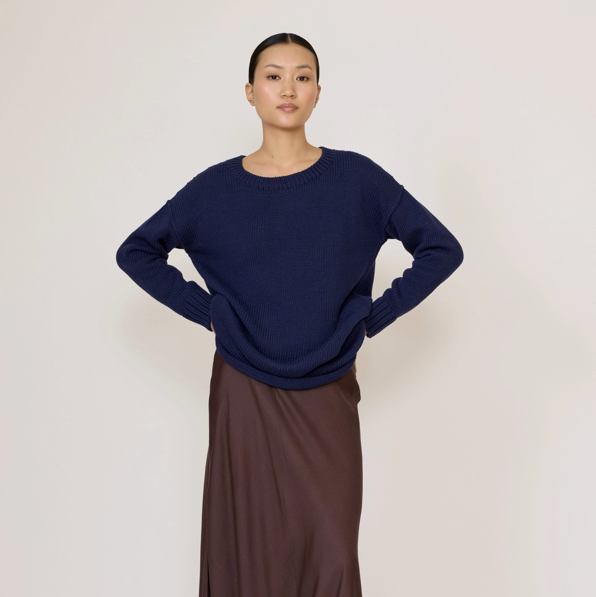 Oversized Crewneck Sweater