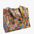 Calico Quilted Tote