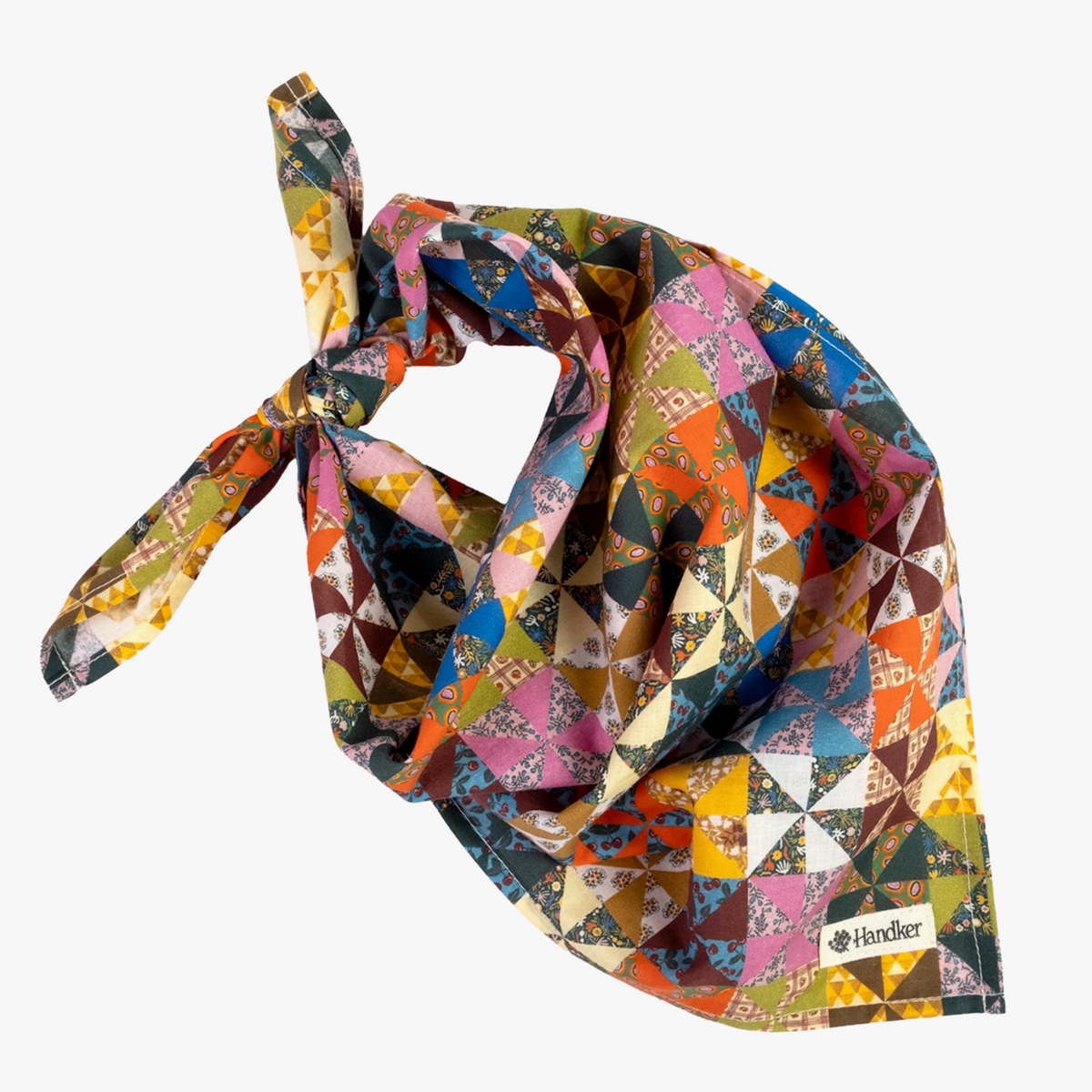 22" Calico Bandana 160