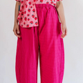 Pink Striped Balloon Pant