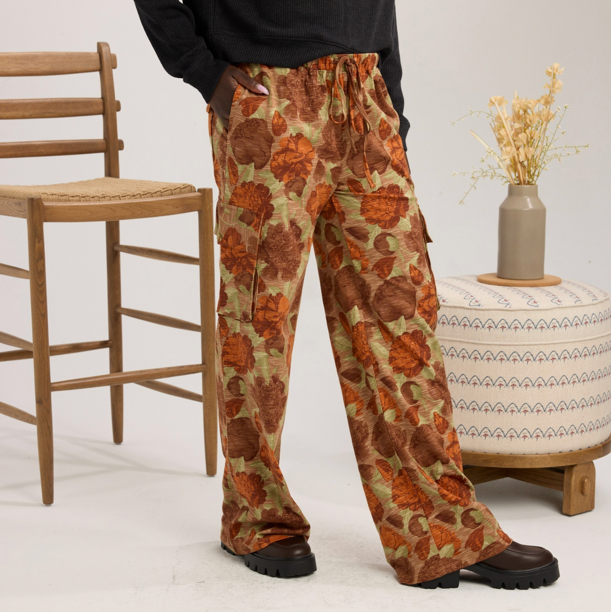 Camino Pant - Peonies