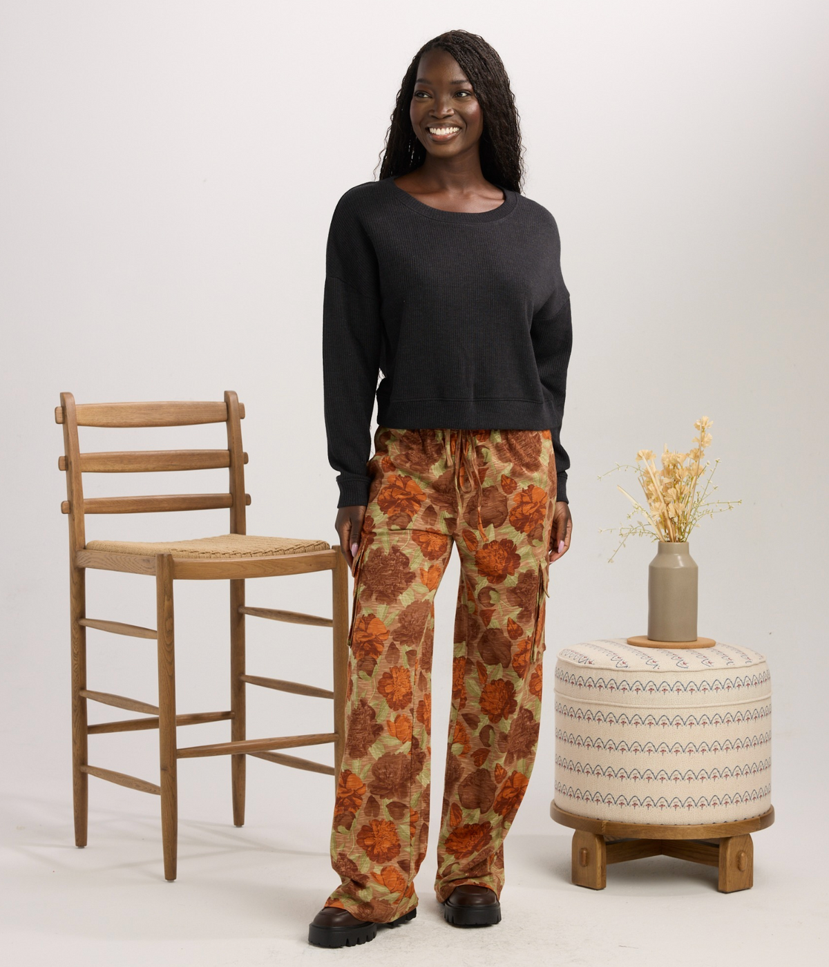 Camino Pant - Peonies