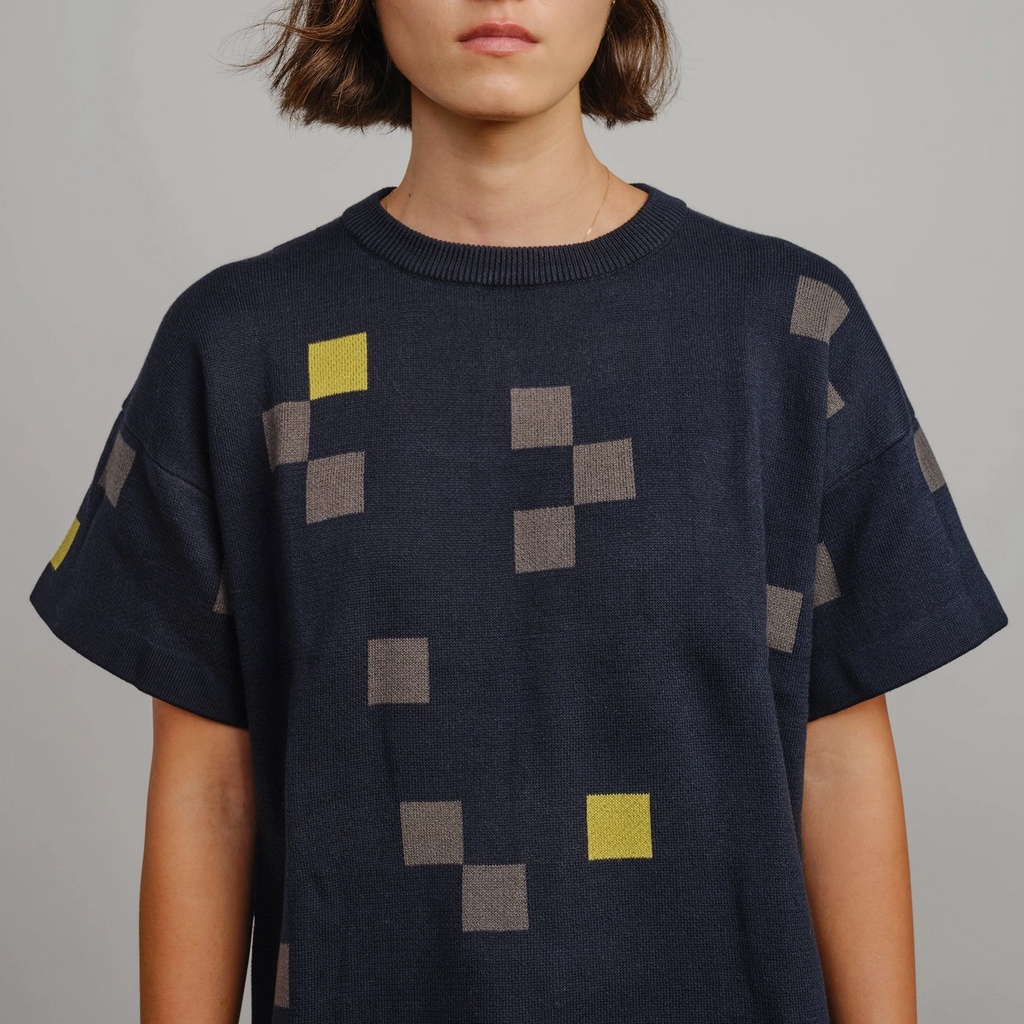 Albers Sweater Tee - Atlantic