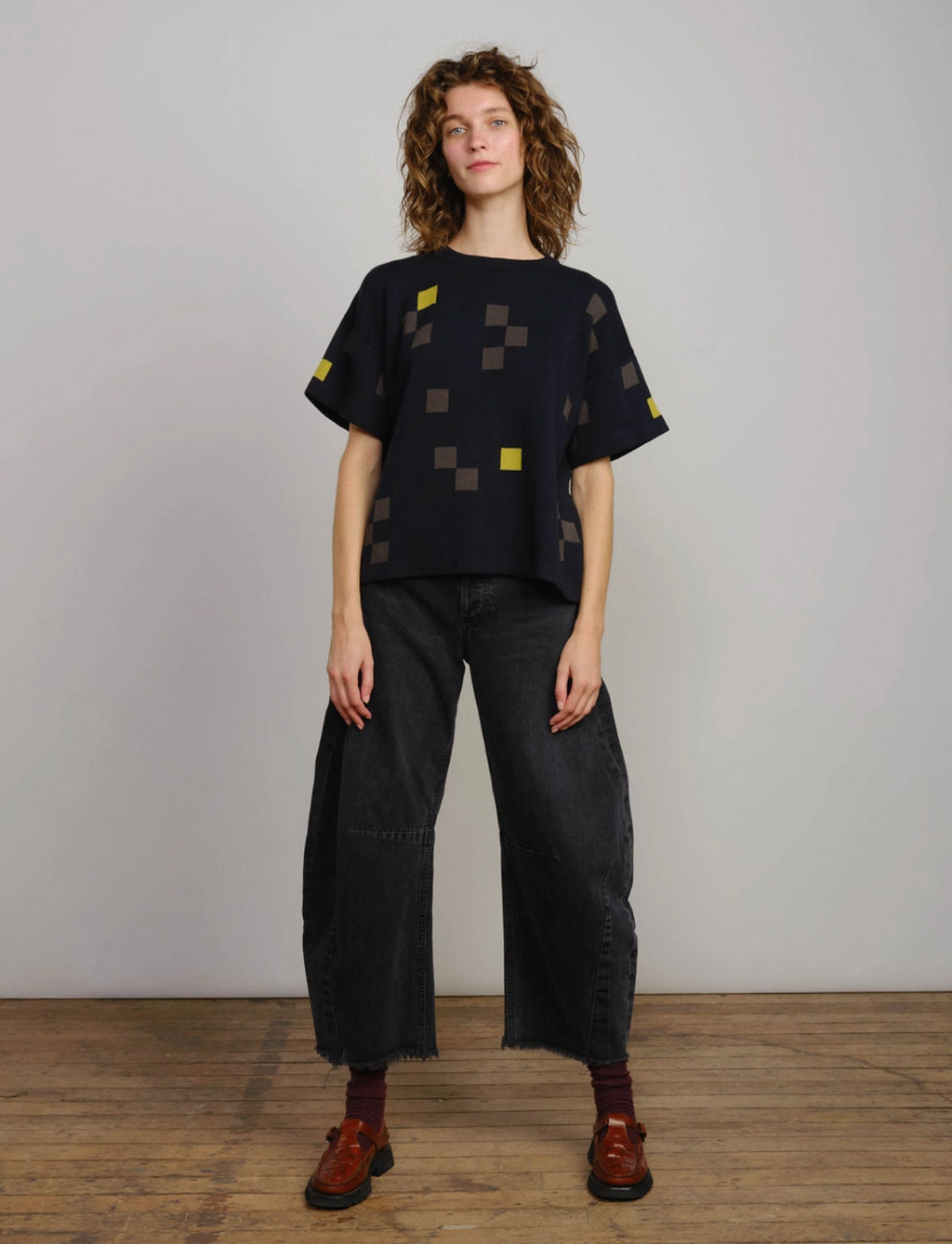 Albers Sweater Tee - Atlantic