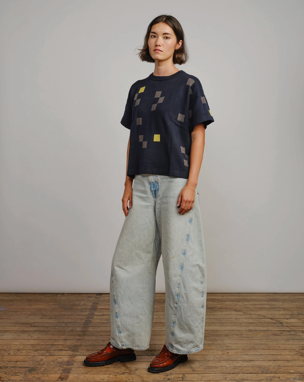 Albers Sweater Tee - Atlantic