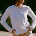 Regenerative Long Sleeve Tee - White