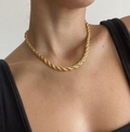 Hollyhock Rope Chain Necklace