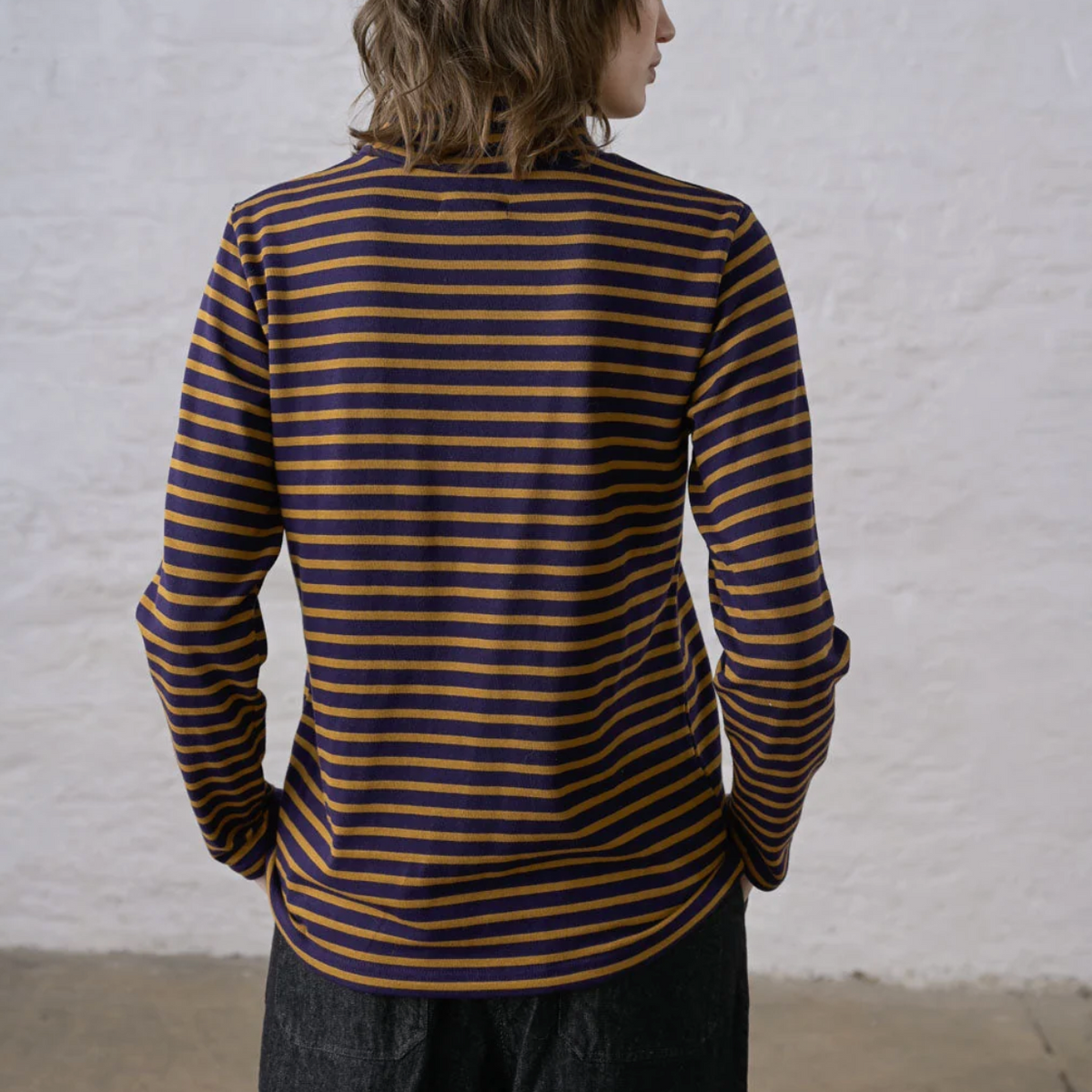Jonie Turtleneck - Bronze Stripe