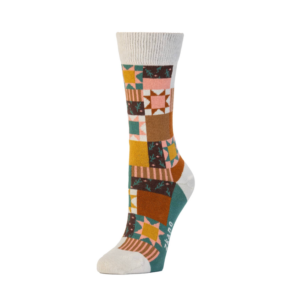 Dolly's Patchwork Crew Socks