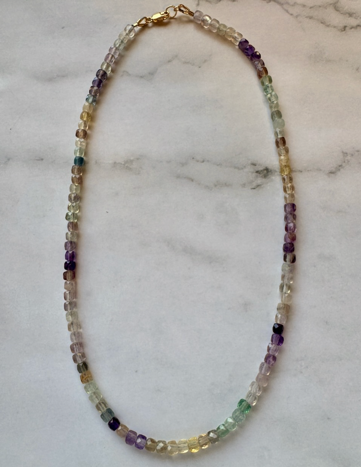 Lillian Gemstone Necklace - Fluorite