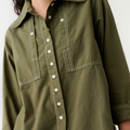 Noble Collared Shirt - Olive