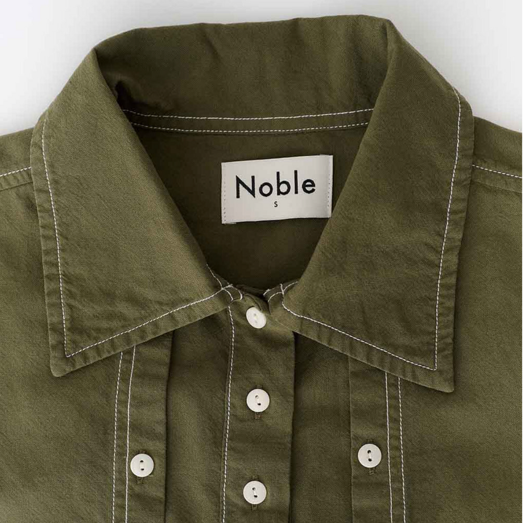 Noble Collared Shirt - Olive