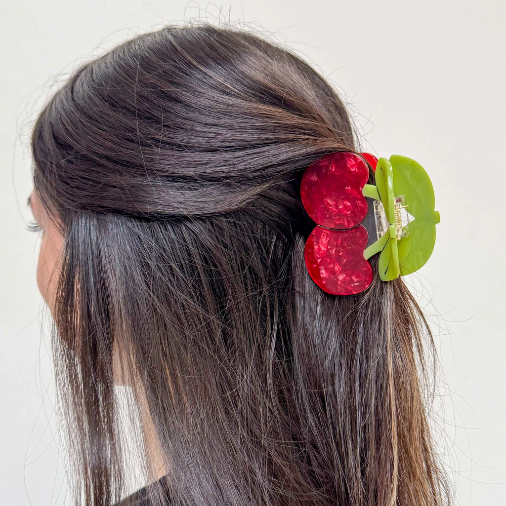 Large Cherries Hair Claw Clip