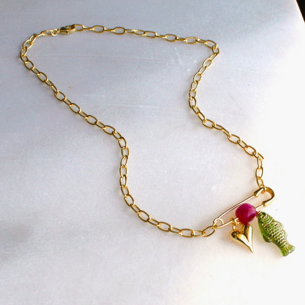 Desert Talisman Charm Necklace