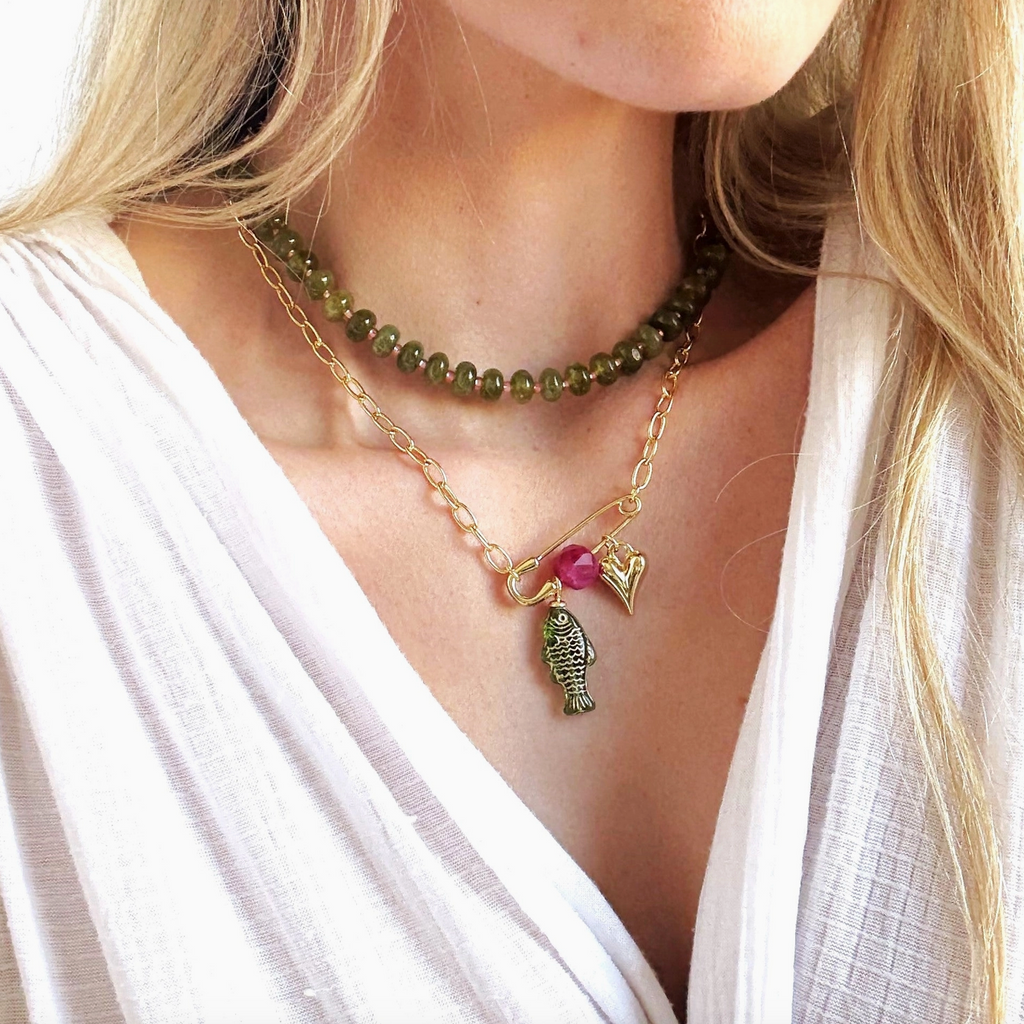 Desert Talisman Charm Necklace