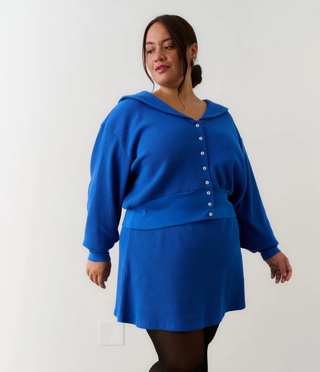 Waffle Sailor Cardigan