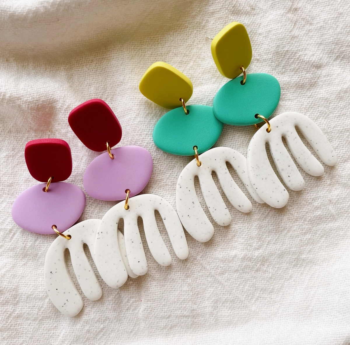 Coco | Polymer Clay Earrings