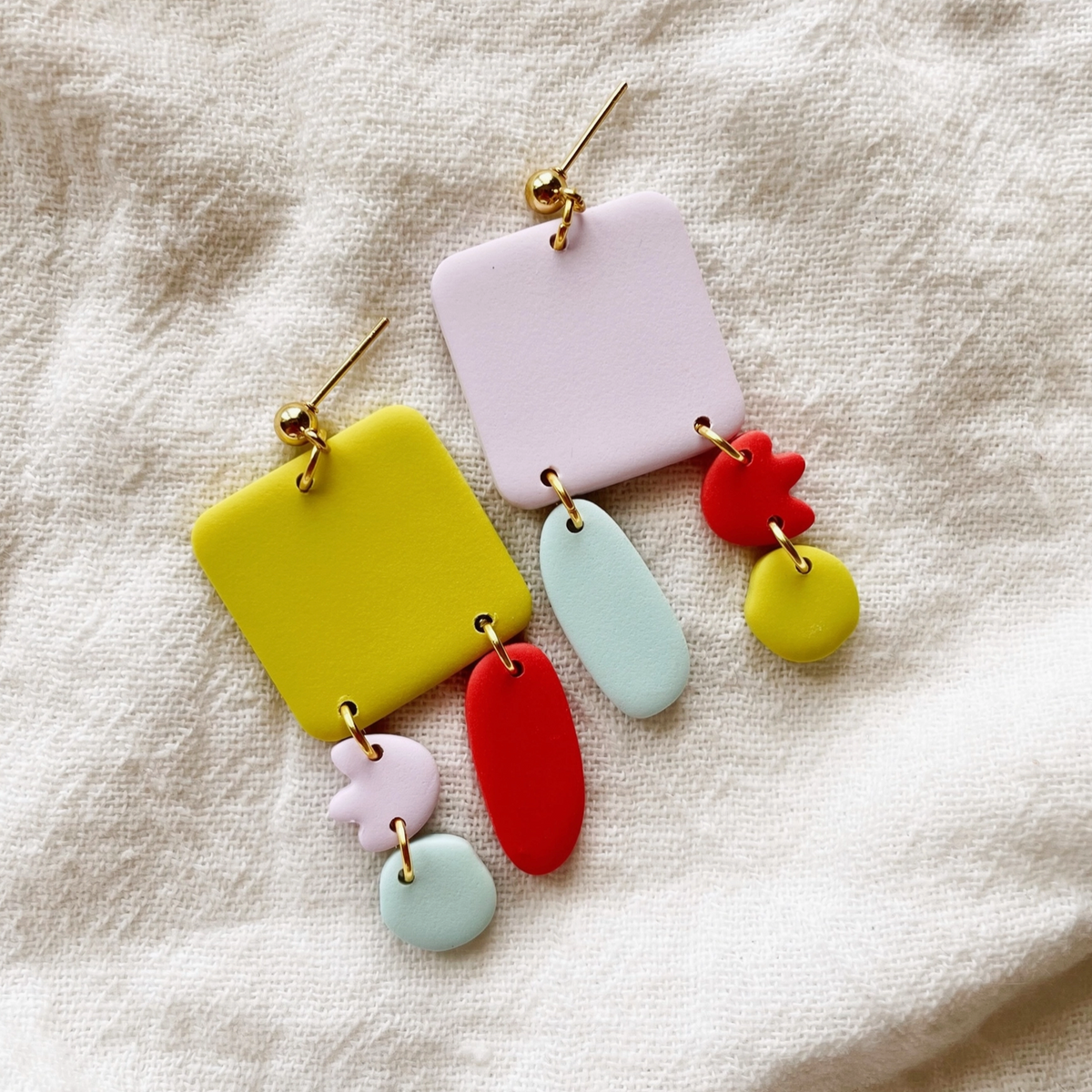 Lenny | Polymer Clay Earrings