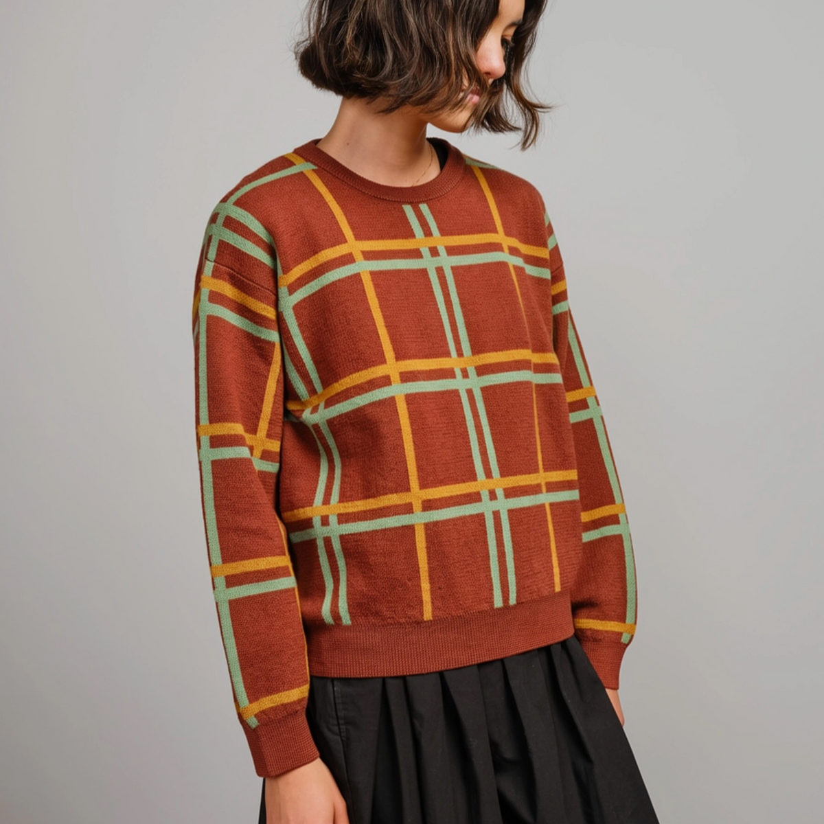 Marlow Plaid Sweater
