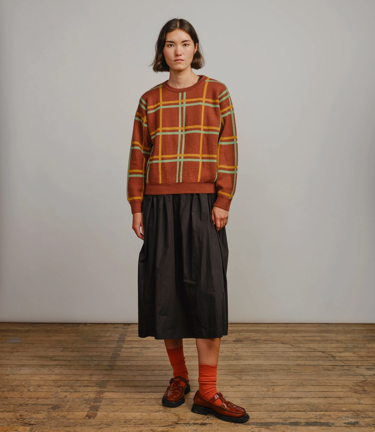 Marlow Plaid Sweater